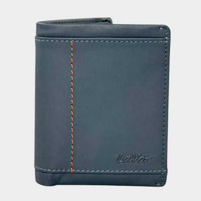Μικρό Δερμάτινο Πορτοφόλι Lavor 1-6091 Μπλε