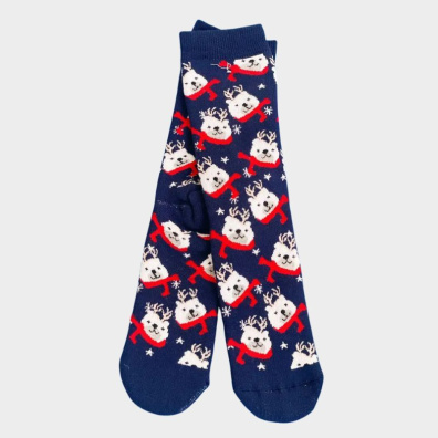 Χριστουγεννιάτικες Κάλτσες Polar Bear My Choice 2027-6 Μπλε (2)