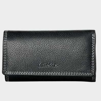 Lavor Κλειδοθηκη Δέρμα Unisex 1-7244 Μαύρο