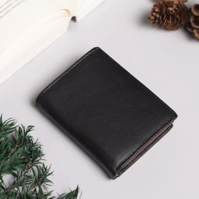 Δερμάτινο Πορτοφόλι Biggs & Bane LG27 Μαύρο/Καφέ