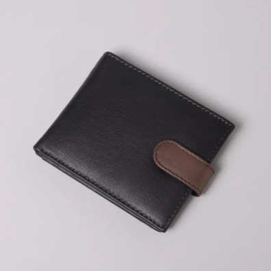 Δερμάτινο Πορτοφόλι Biggs & Bane RB10 Μαύρο/Καφέ