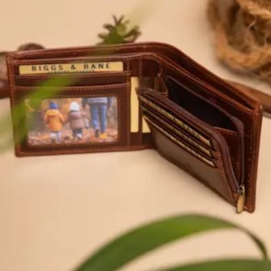 Δερμάτινο Πορτοφόλι Woodbridge VT-4089-Dark Tan Καφέ